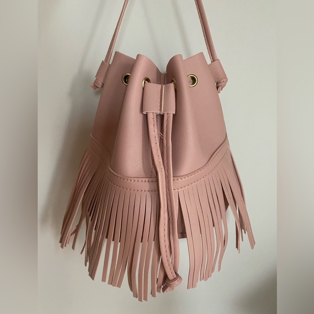 NWOT: Nasty Gal Fringe Bucket Bag